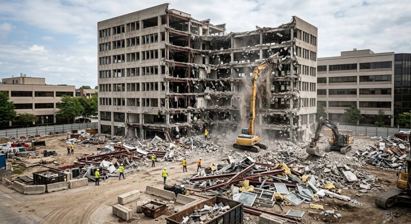Commercial Building Removal in Bergen County, NJ
