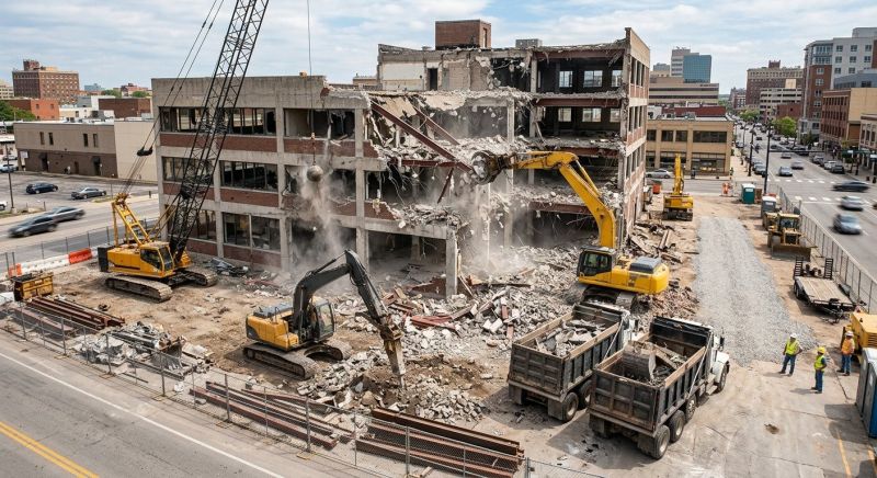 Factory Demolition in Sacramento, CA